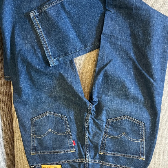 Levi's 505 Blue Jeans Straight 34x34 - Picture 4 of 5